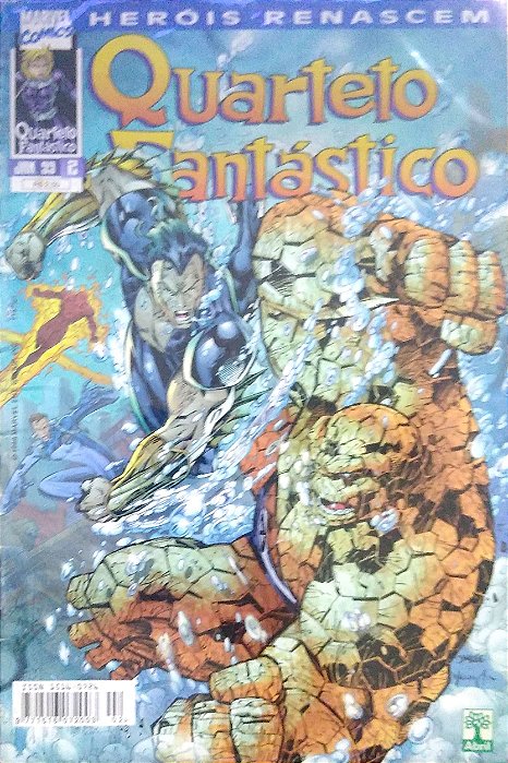 Gibi Quarteto Fantástico #2 - Heróis Renascem Autor (1999) [usado]