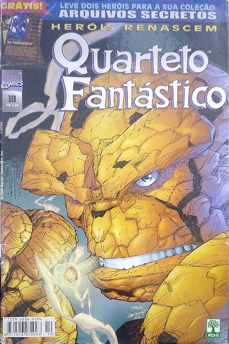 Gibi Quarteto Fantástico #10 - Heróis Renascem Autor (1999) [usado]