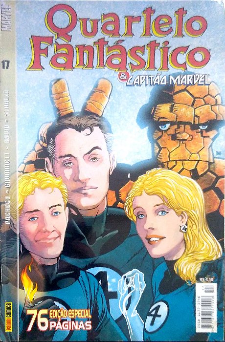 Gibi Quarteto Fantástico & Capitão Marvel #17 Autor (2003) [usado]