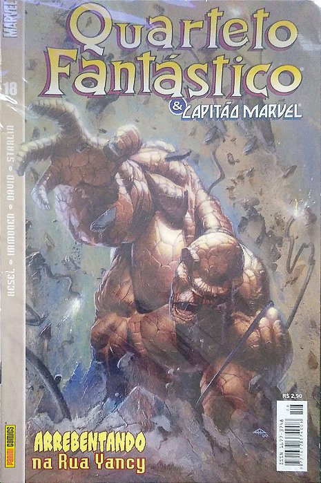 Gibi Quarteto Fantástico & Capitão Marvel #18 Autor (2004) [usado]