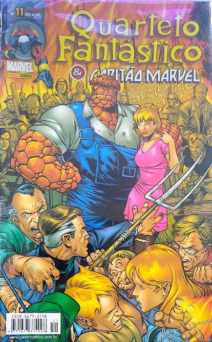 Gibi Quarteto Fantástico & Capitão Marvel #11 Autor (2003) [usado]