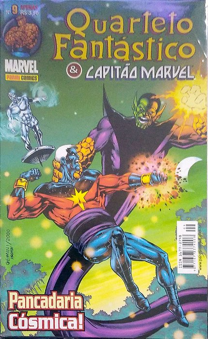 Gibi Quarteto Fantástico & Capitão Marvel #9 Autor (2003) [usado]
