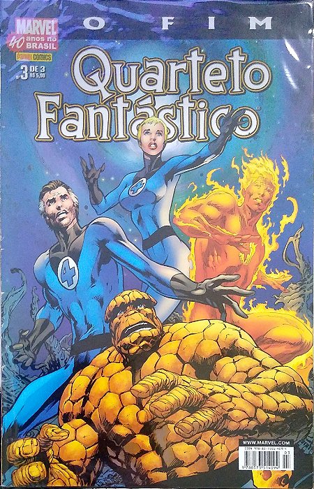 Gibi Quarteto Fantástico - o Fim #3 Autor (2007) [usado]