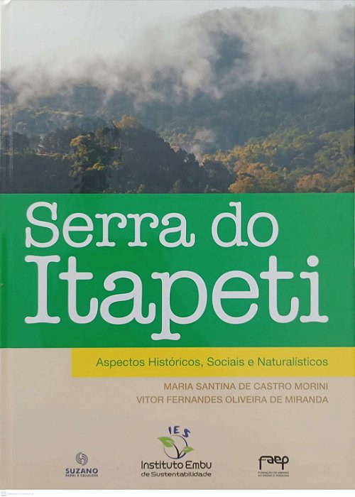 Livro Serra do Itapeti Autor Morini, Maria Santina de Castro (2012) [seminovo]