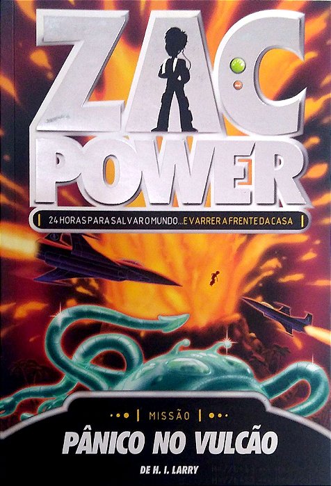 Livro Pânico no Vulcão - Zack Power Autor Larry, H. I. (2010) [usado]