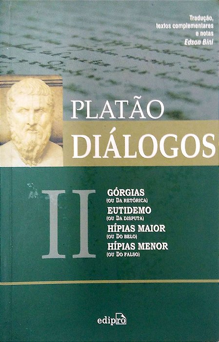 Livro Diálogos Ii Autor Platão (2007) [usado]