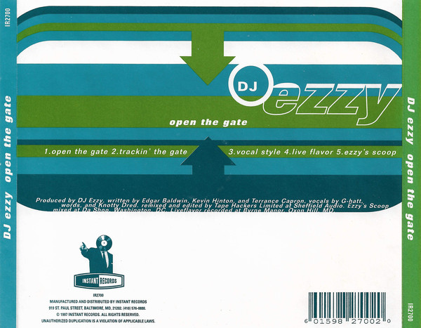 Cd Dj Ezzy - Open The Gate Interprete Dj Ezzy (1997) [usado]