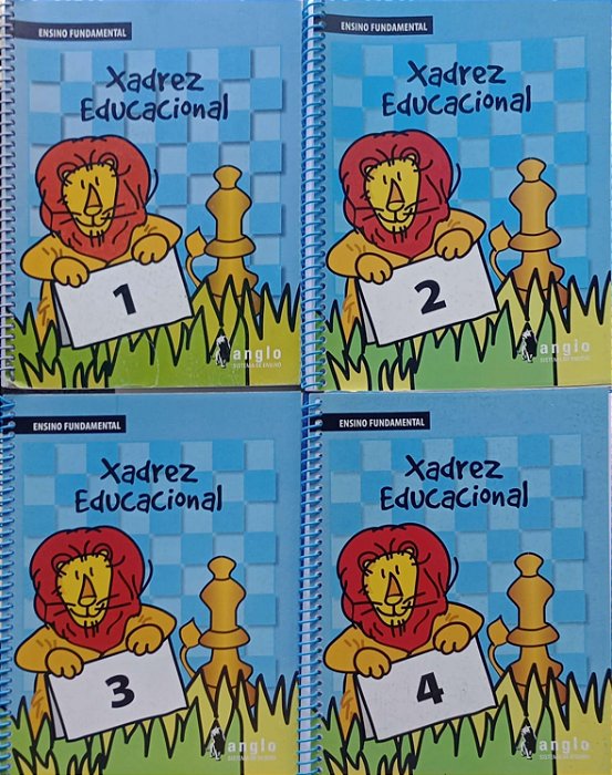 Livro Xadrez Educacional - Ens. Fundamental (4 Volumes) Autor Piassi, Eric Augusto (2008) [usado]