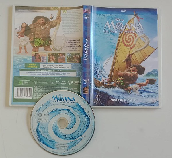 Dvd Moana - um Mar de Aventuras Editora [seminovo]