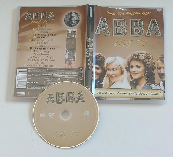 Dvd Abba - Live Tv Editora [usado]