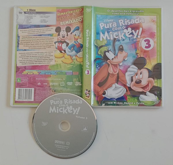 Dvd Pura Risada com o Mickey 3 Editora [usado]