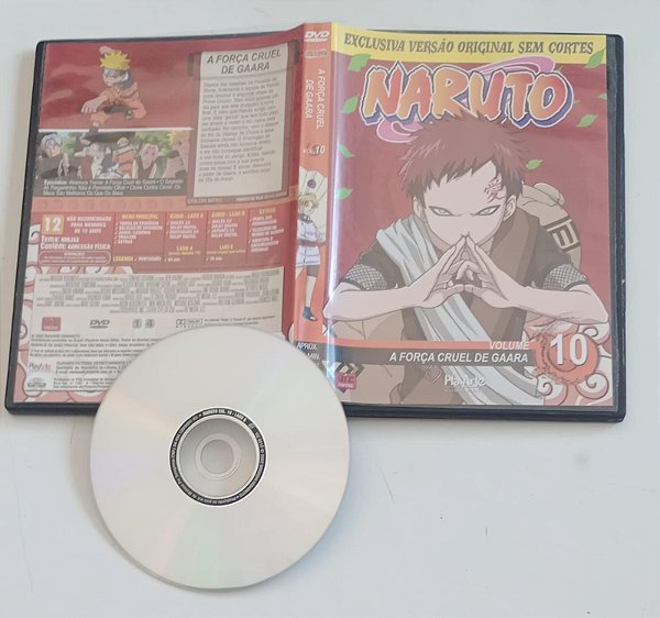 Dvd Naruto #10 Editora [usado]