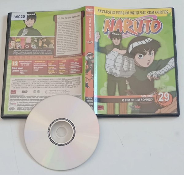 Dvd Naruto #29 Editora [usado]