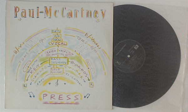 Disco de Vinil Press (single) - Lp 1986 Interprete Paul Mccartney (1986) [usado]