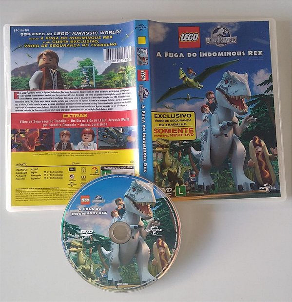 Dvd Lego Jurassic World - a Fuga do Indominous Rex Editora [usado]