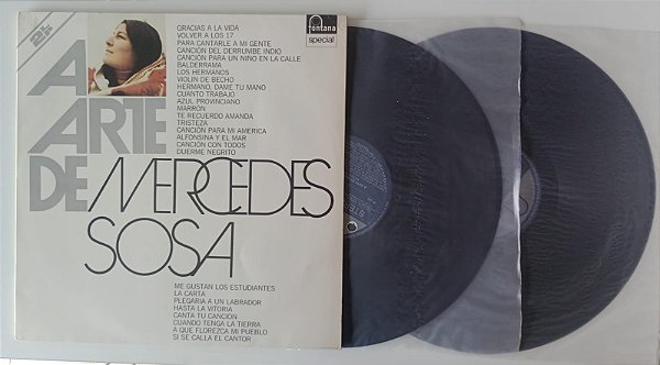 Disco de Vinil Lp Duplo 1977 - a Arte de Interprete Mercedes Sosa (1977) [usado]