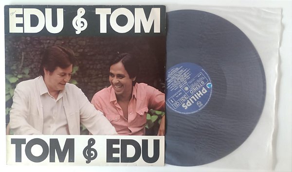 Disco de Vinil Edu e Tom - Lp 1981 Interprete Edu Lobo e Tom Jobim (1981) [usado]