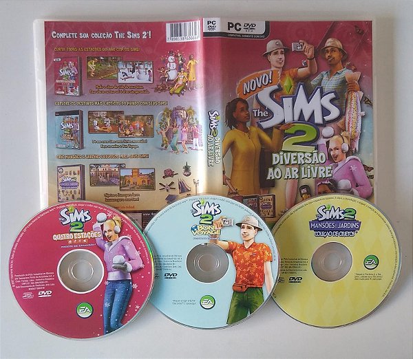 Dvd [jogo Pc] The Sims 2 - Diversao ao Ar Livre Editora [usado]