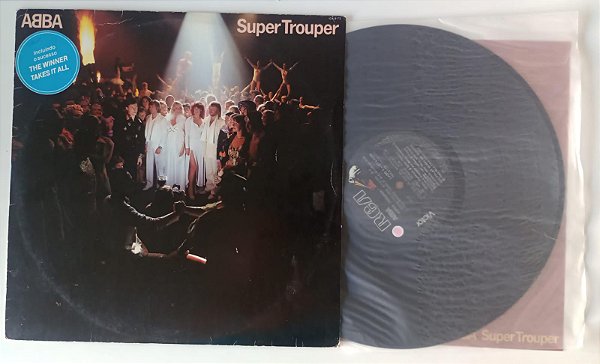 Disco de Vinil Super Trouper - Lp 1980 Interprete Abba (1980) [usado]