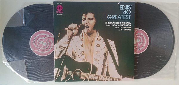 Disco de Vinil 40 Greatest - Lp Duplo 1975 Interprete Elvis Presley (1975) [seminovo]
