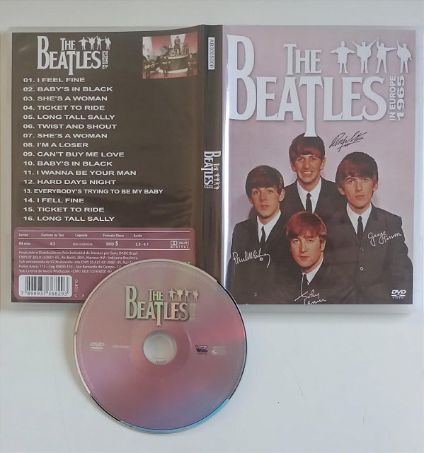 Dvd The Beatles - 1965 In Europe Editora (2010) [seminovo]