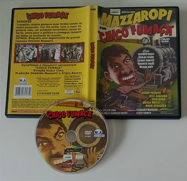 Dvd Mazzaropi Em: Chico Fumaça Editora (2006) [seminovo]