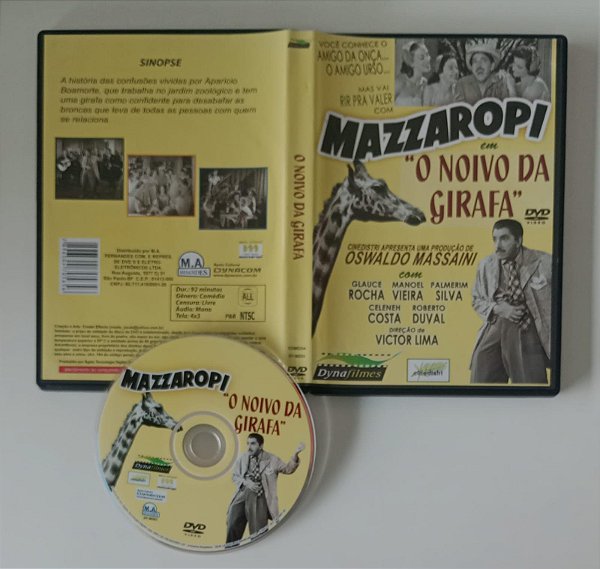 Dvd Mazzaropi Em: o Noivo da Girafa Editora (2006) [seminovo]