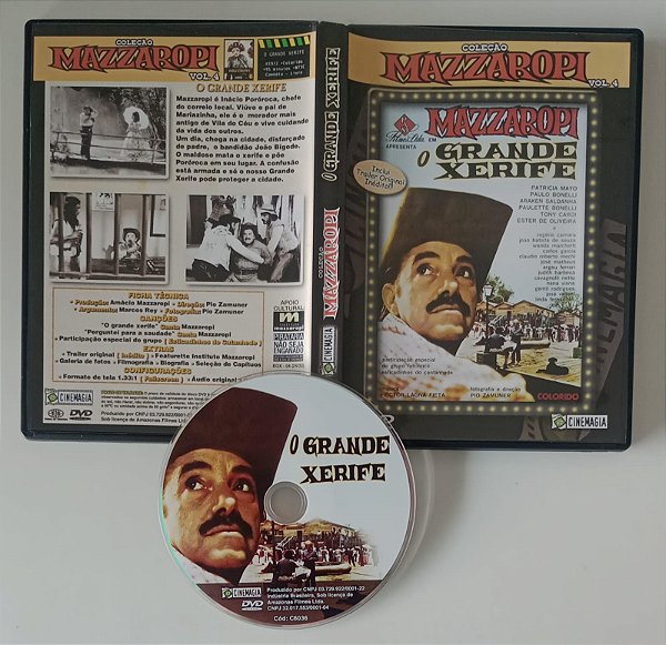 Dvd Mazzaropi Em: o Grande Xerife Editora [seminovo]