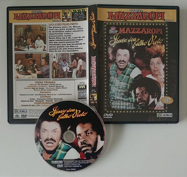 Dvd Mazzaropi Em: Jaca e seu Filho Preto Editora [seminovo]