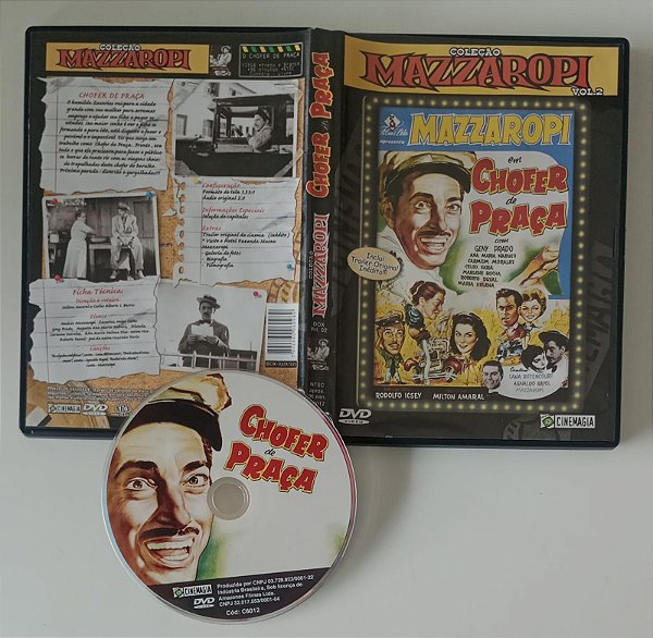 Dvd Mazzaropi Em: Chofer de Praça Editora [seminovo]