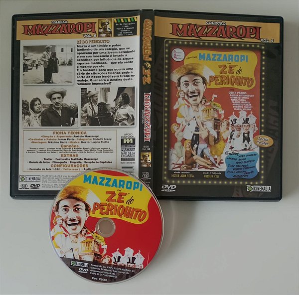 Dvd Mazzaropi Em: Zé do Periquito Editora [seminovo]