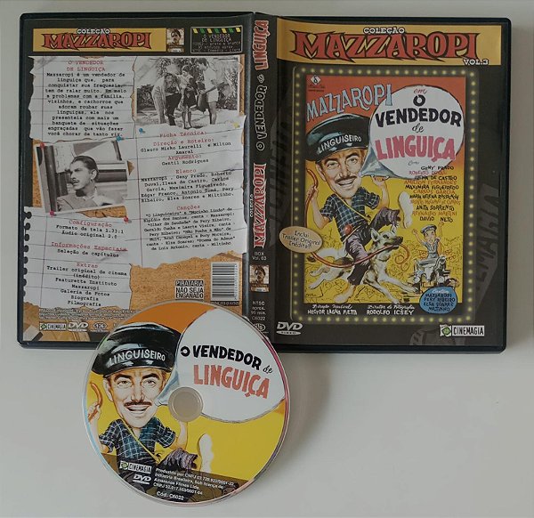 Dvd Mazzaropi Em: o Vendedor de Linguiça Editora [seminovo]