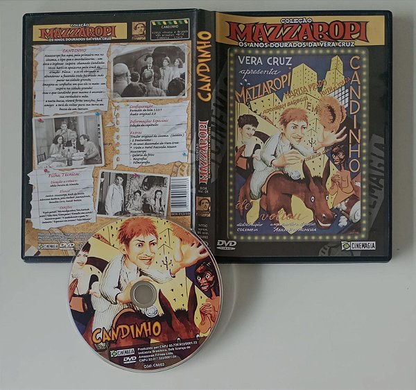 Dvd Mazzaropi - Candinho Editora [seminovo]