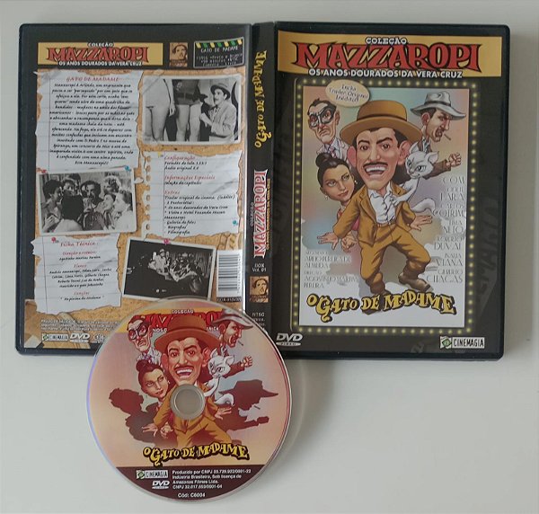 Dvd Mazzaropi - o Gato de Madame Editora [seminovo]