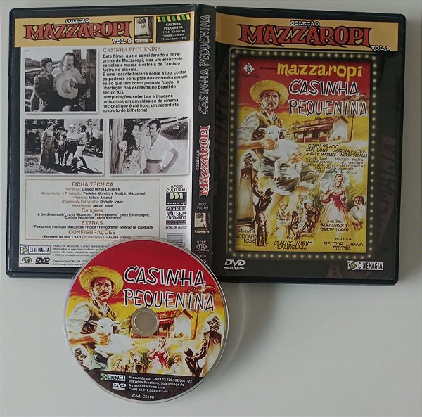 Dvd Mazzaropi Em: Casinha Pequenina Editora [seminovo]