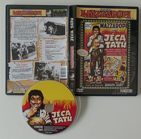 Dvd Mazzaropi Em: Jéca Tatu Editora [seminovo]
