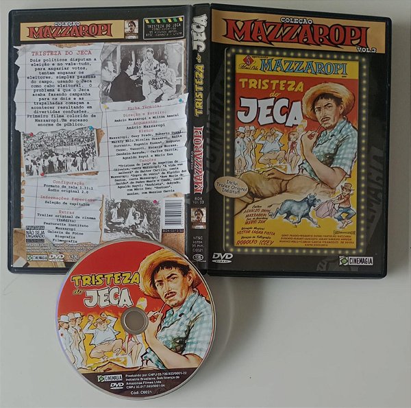 Dvd Mazzaropi Em: Tristeza do Jeca Editora [seminovo]