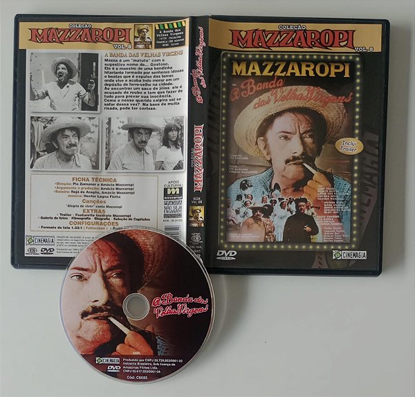 Dvd Mazzaropi Em: a Banda das Velhas Virgens Editora [seminovo]