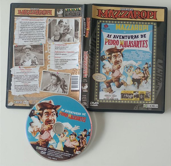 Dvd Mazzapori Em: as Aventuras de Pedro Malasartes Editora [seminovo]