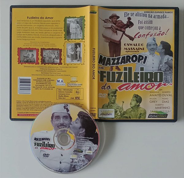 Dvd Mazzapori Em: Fuzileiro do Amor Editora (2005) [seminovo]