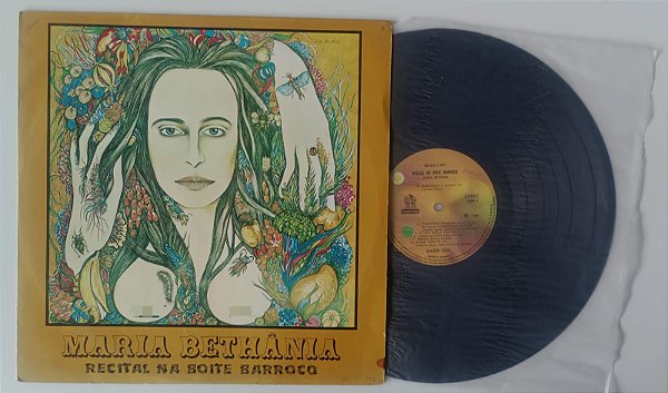 Disco de Vinil Recital na Boite Barroco - Lp 1968 Interprete Maria Bethânia (1968) [usado]