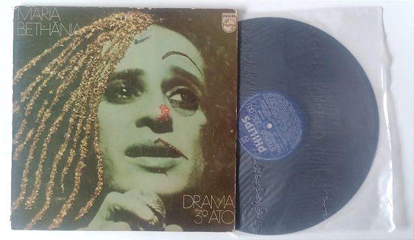 Disco de Vinil Drama / Luz da Noite - Lp 1973 Interprete Maria Bethânia (1973) [usado]