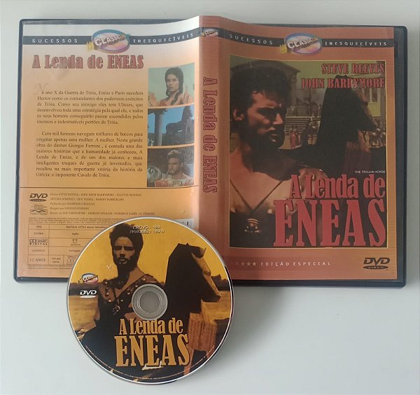 Dvd a Lenda de Eneas Editora [seminovo]