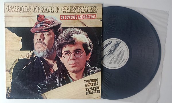 Disco de Vinil Expresso Boladeiro - Lp 1983 Interprete Carlos Cezar e Cristiano (1983) [usado]
