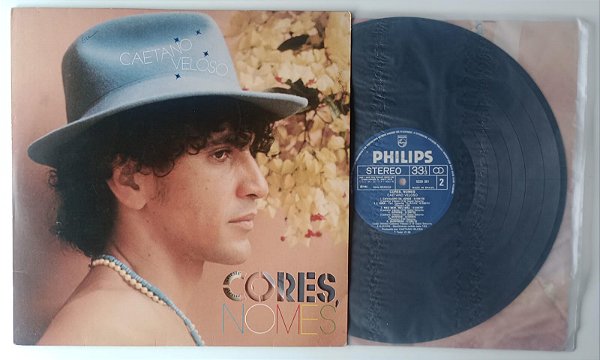 Disco de Vinil Cores Nomes - Lp 1982 Interprete Caetano Veloso (1982) [usado]