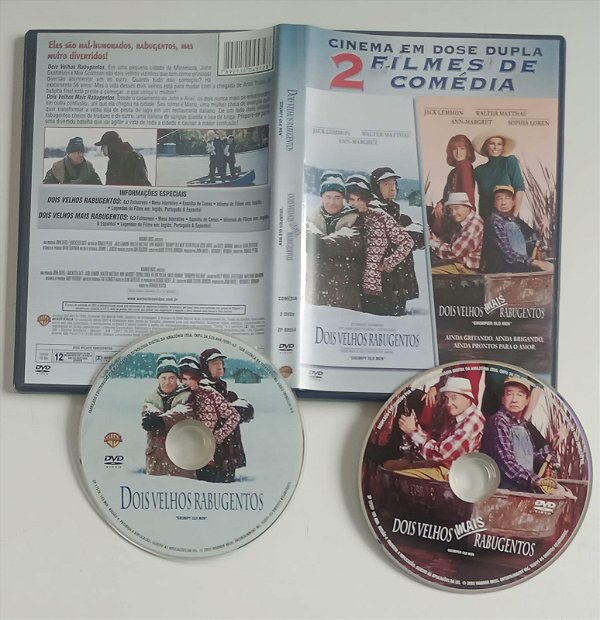 Dvd Dois Velhos Rabugentos 1 e 2 Editora (2006) [seminovo]
