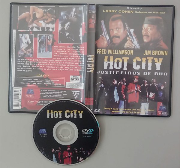 Dvd Hot City - Justiceiros de Rua Editora [seminovo]