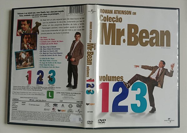 Dvd Mr. Bean - Vol 1 a 3 Coleção Editora (2007) [seminovo]