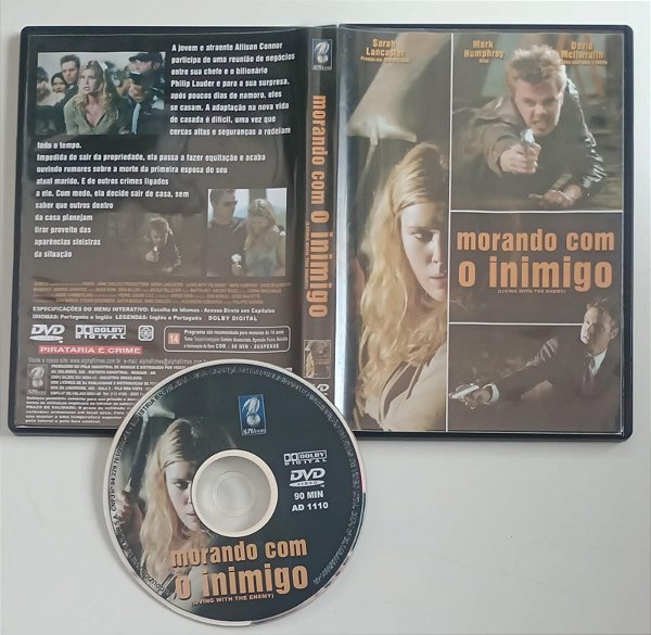 Dvd Morando com o Inimigo Editora [seminovo]