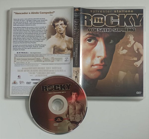 Dvd Rocky Iii Editora (2001) [seminovo]